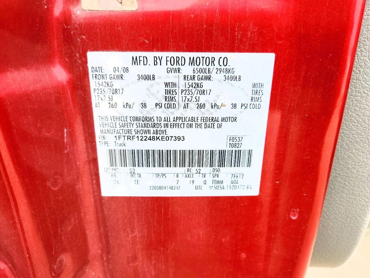 2008 Ford F150