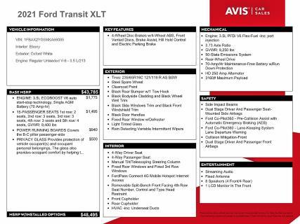 2021 Ford Transit T-350