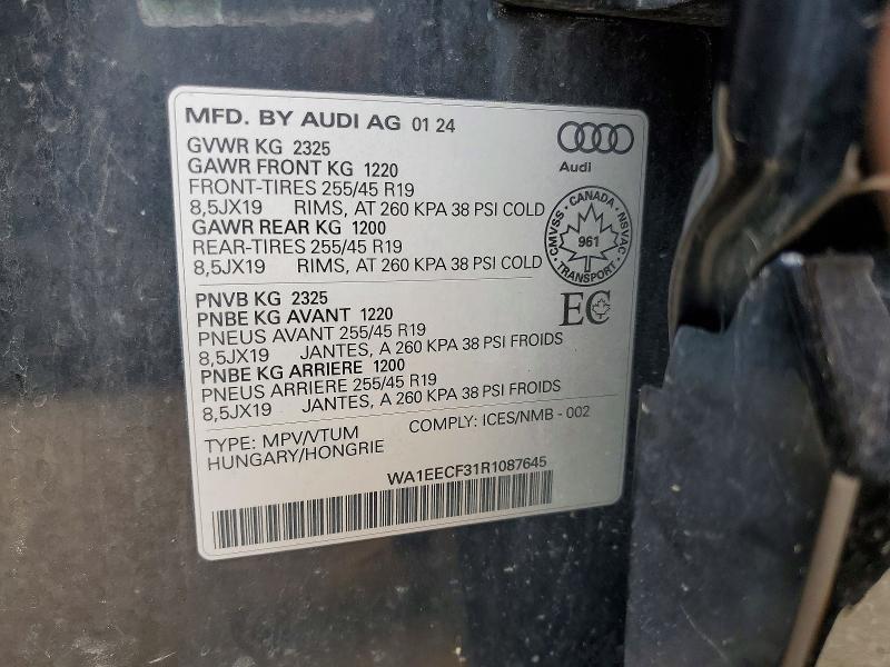 2024 Audi Q3 Premium Plus s Line 45