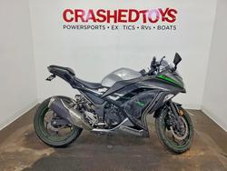 Salvage cars for sale from Copart Ham Lake, MN: 2015 Kawasaki EX300 A