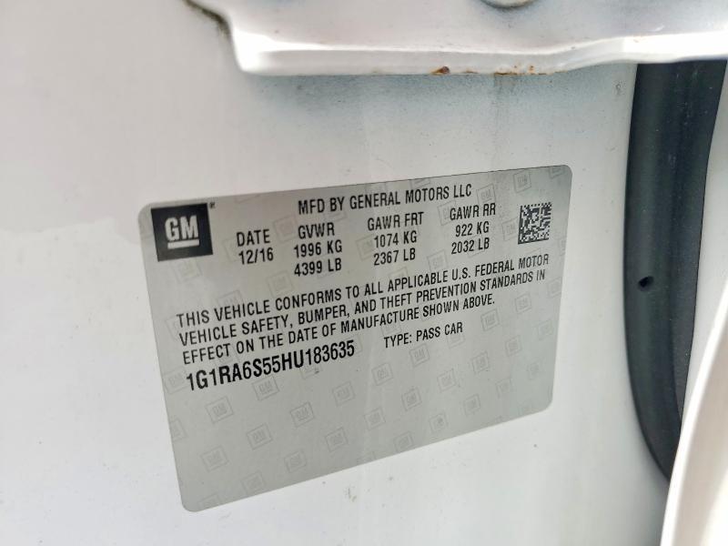 2017 Chevrolet Volt lt