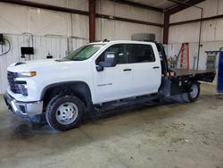 Salvage trucks for sale at Billings, MT auction: 2024 Chevrolet Silverado K3500