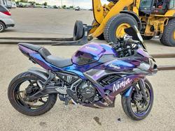 Kawasaki ex salvage cars for sale: 2019 Kawasaki EX650 F