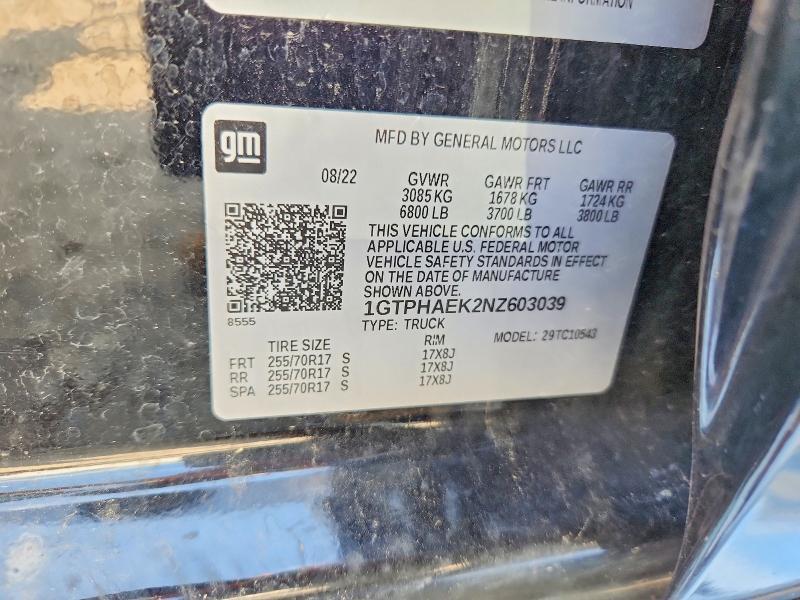 2022 GMC Sierra C1500