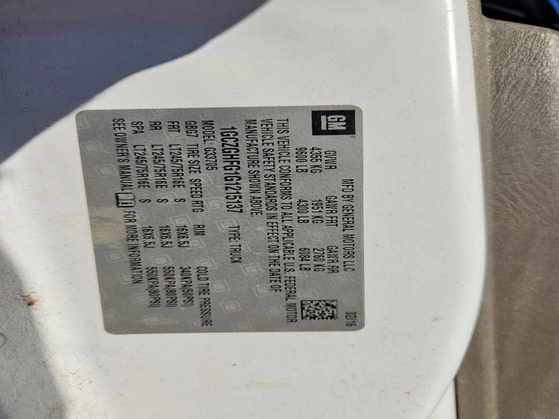 2016 Chev Express G3500
