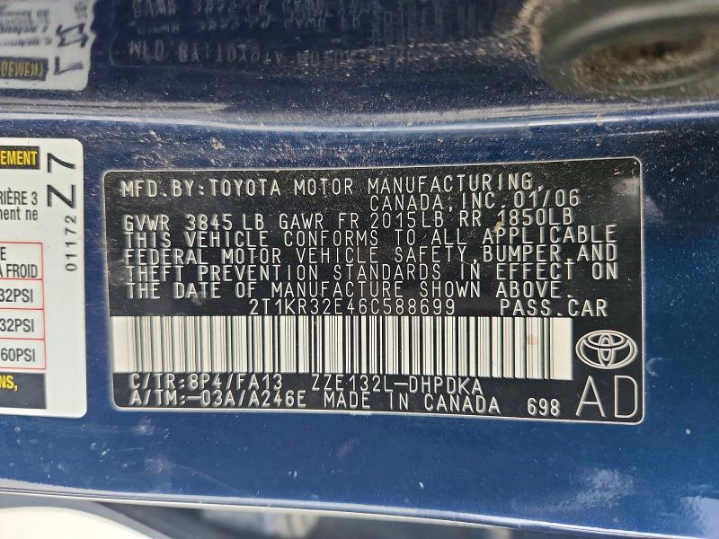2006 Toyota Corolla Matrix xr