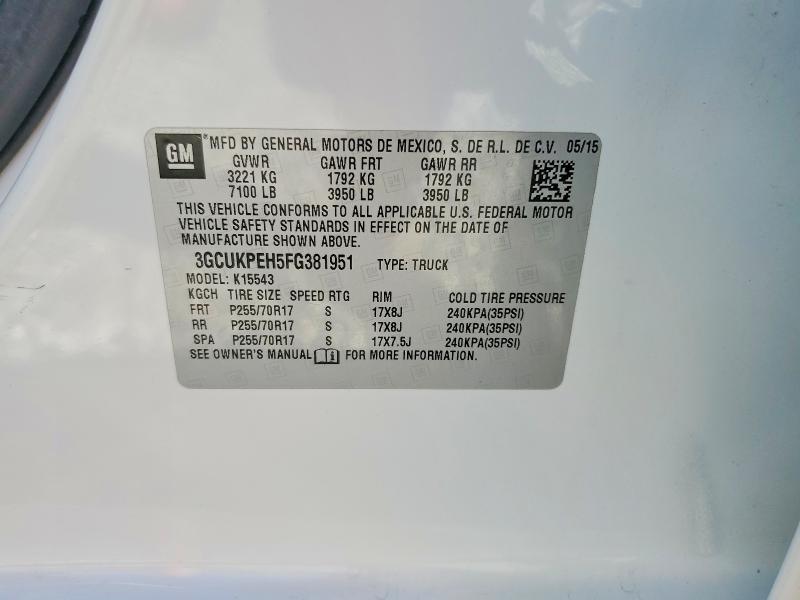 2015 Chevrolet Silverado K1500