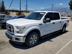 Salvage trucks for sale at Rancho Cucamonga, CA auction: 2016 Ford F150 Supercrew
