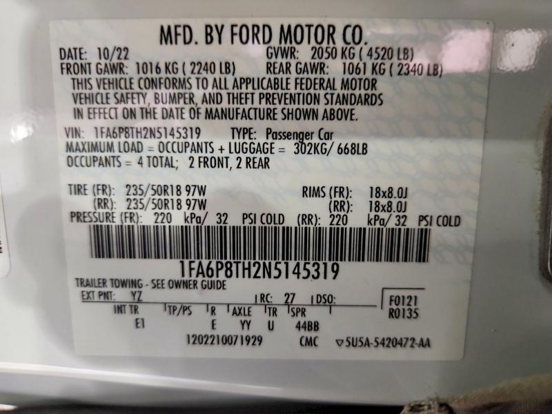 2022 Ford Mustang