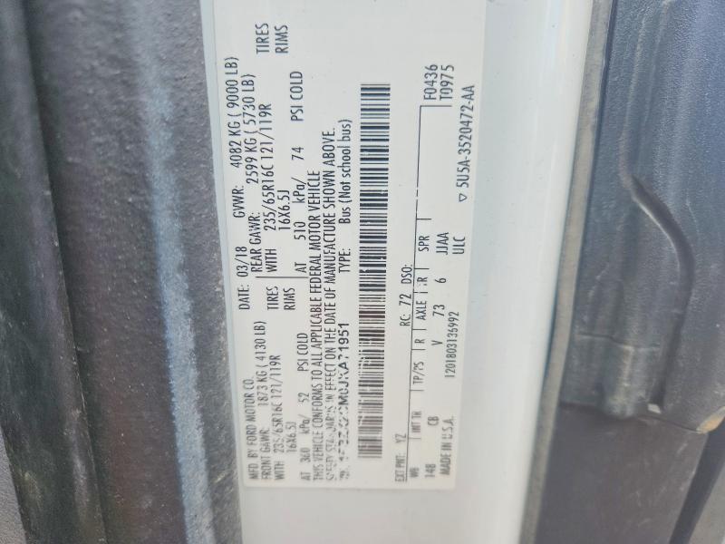2018 Ford Transit T-350