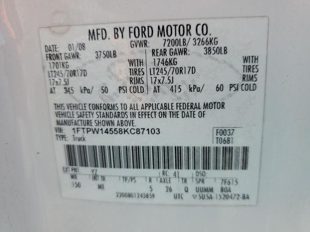2008 Ford F150 Supercrew