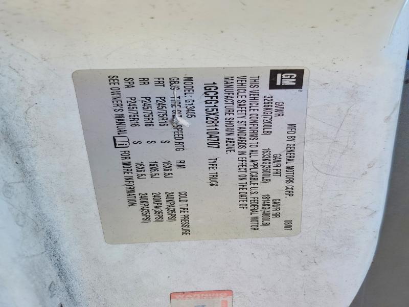 2008 Chev Express G1500