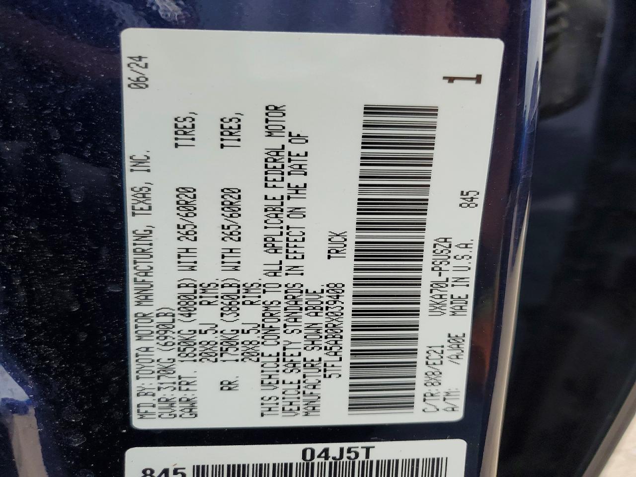 2024 Toyota Tundra SR5