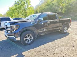 Salvage trucks for sale at Marlboro, NY auction: 2022 GMC Sierra K1500 SLE