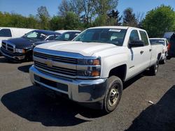 Salvage trucks for sale at New Britain, CT auction: 2016 Chevrolet Silverado C2500 Heavy Duty