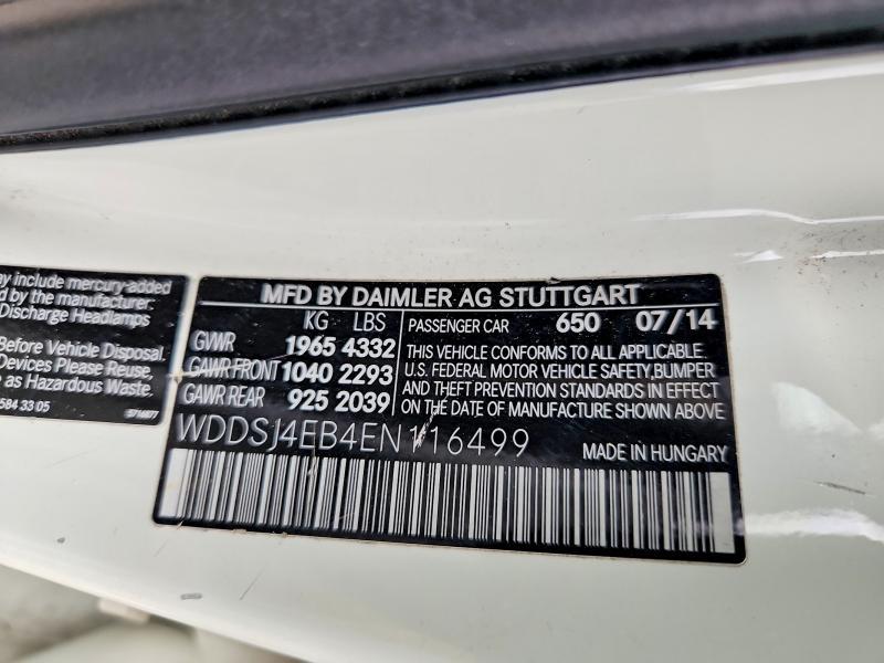 2014 Mercedes-Benz Cla 250