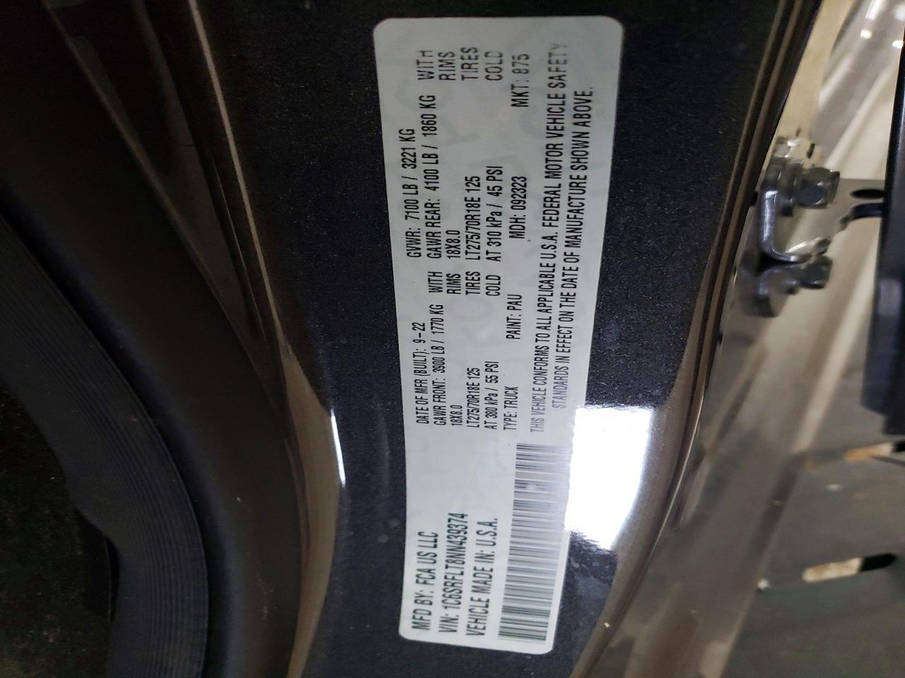 2022 Dodge RAM 1500 Rebel