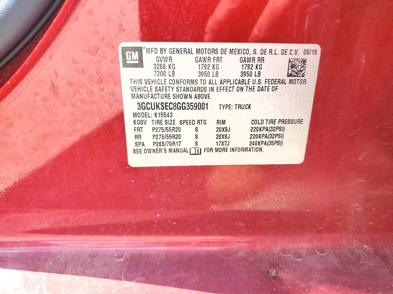 2016 Chevrolet SILVER1500
