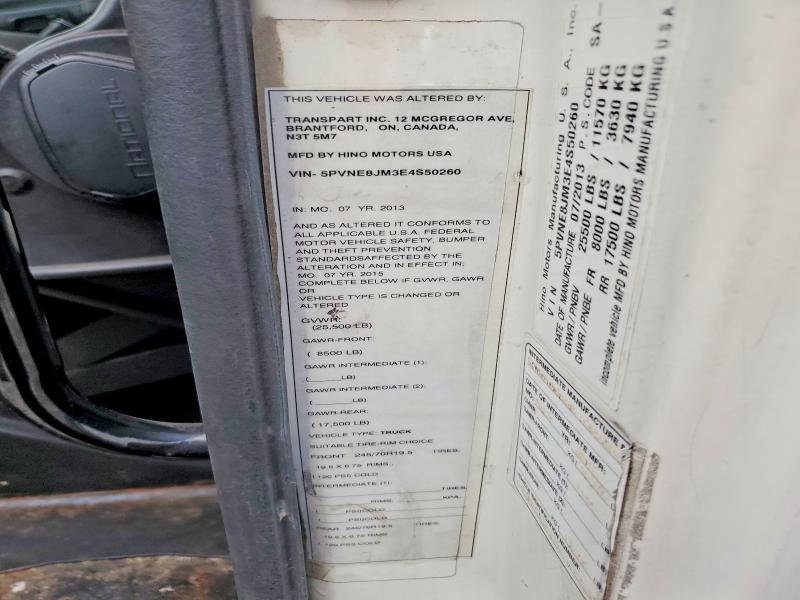 2014 Hino 258/268 BOX Truck