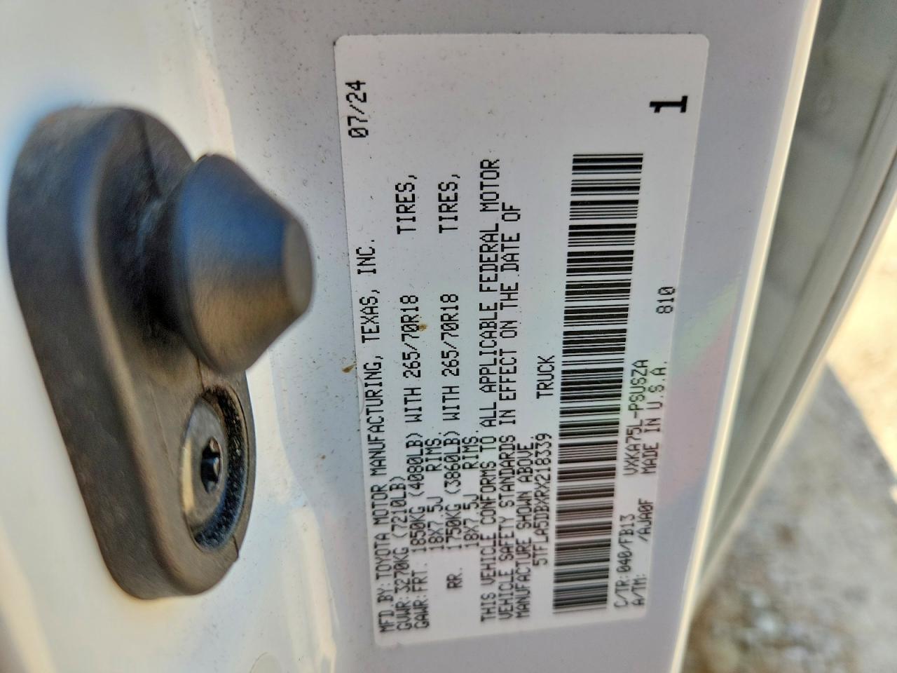 2024 Toyota Tundra SR5