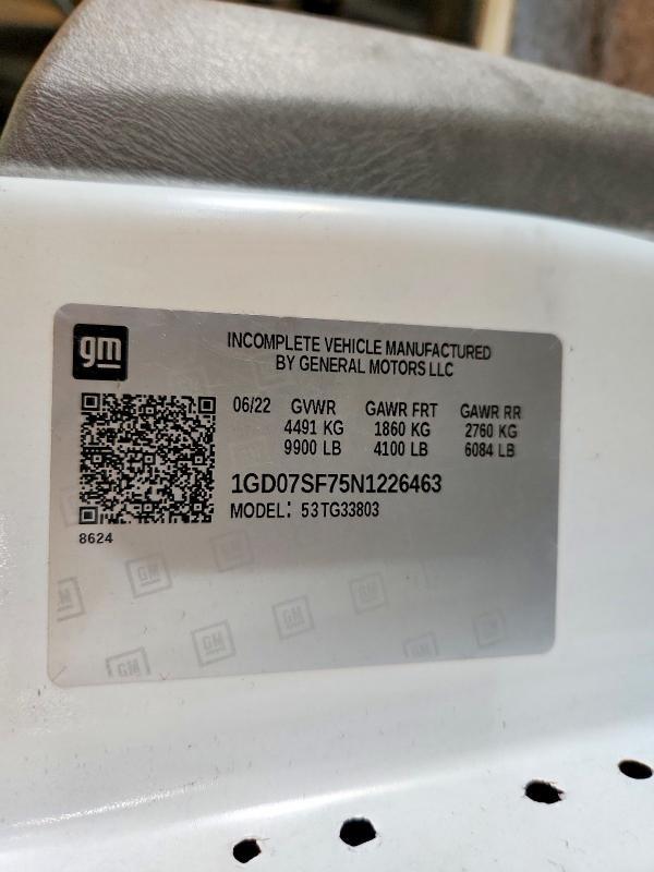 2022 GMC Savana Delivery Truck