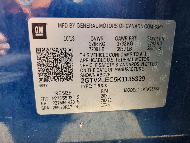 2019 GMC Sierra Limited K1500