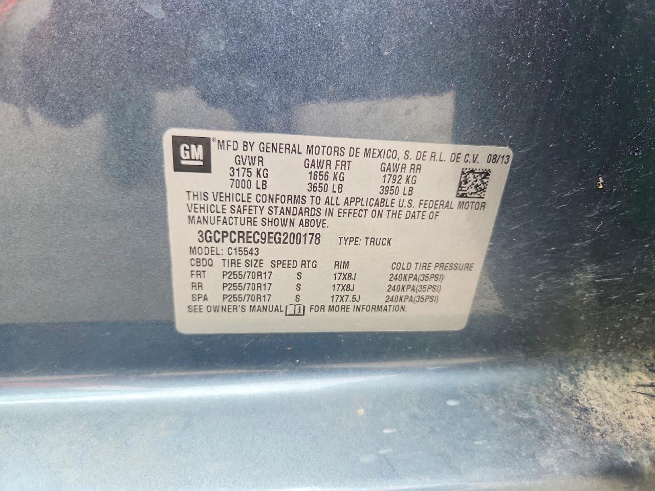 2014 Chev Silverado C1500