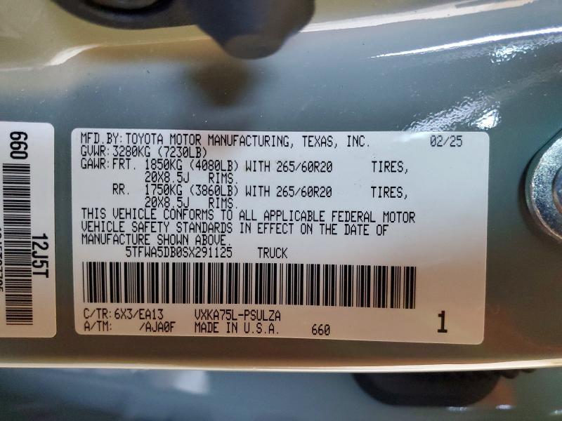 2025 Toyota Tundra Limited