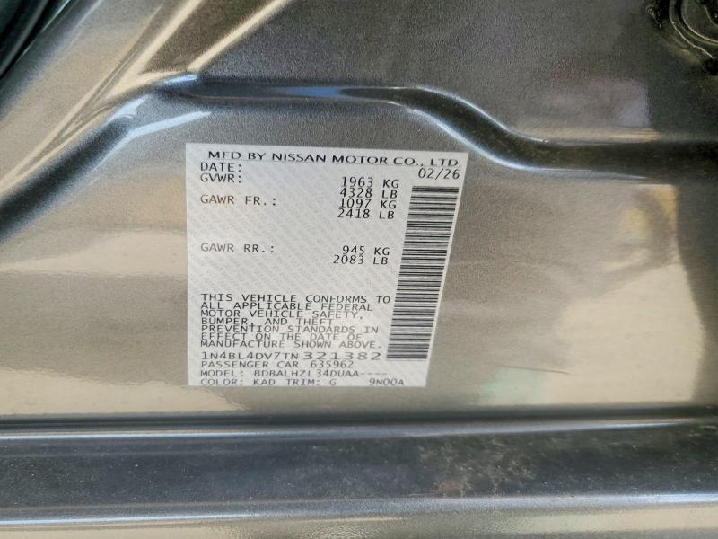 2026 Nissan Altima SV