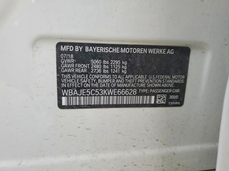 2019 BMW 540 i