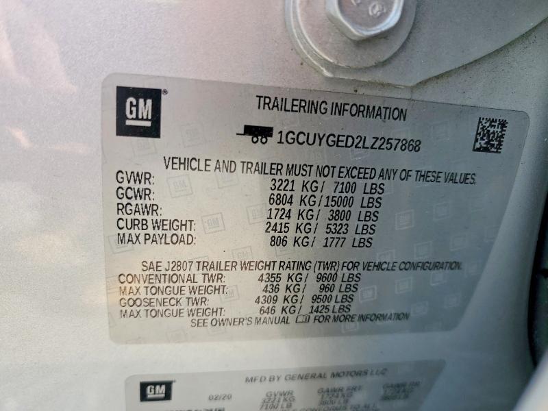 2020 Chevrolet Silverado K1500 LTZ
