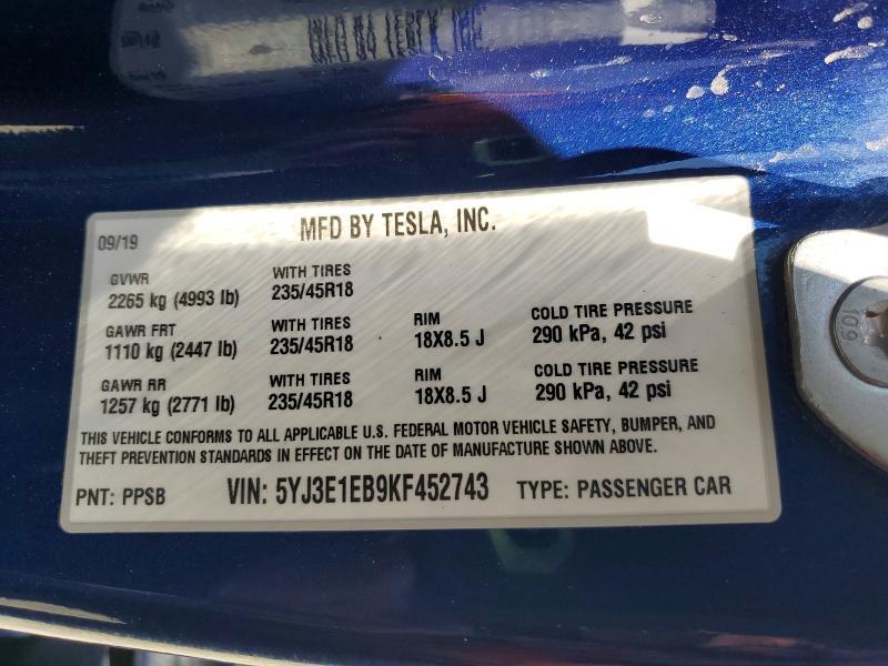 2019 Tesla Model 3