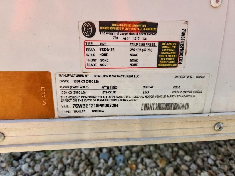 2023 Stallion SM612SA Enclosed Cargo Trailer