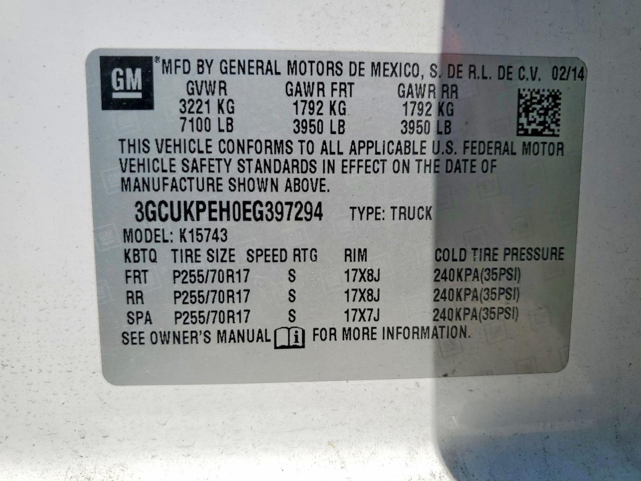 2014 Chevrolet Silverado K1500