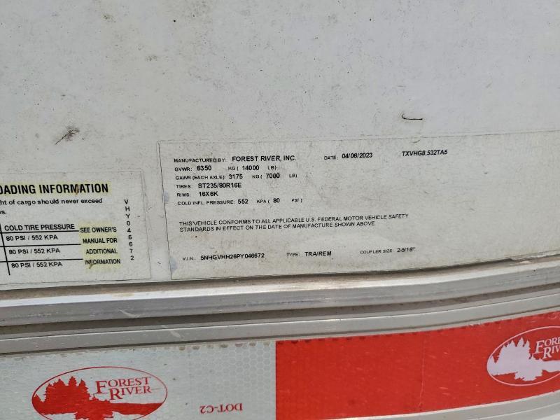 2023 Foresriver 2023 Forest River TXVHG8.532TA5 Enclosed Cargo TRA