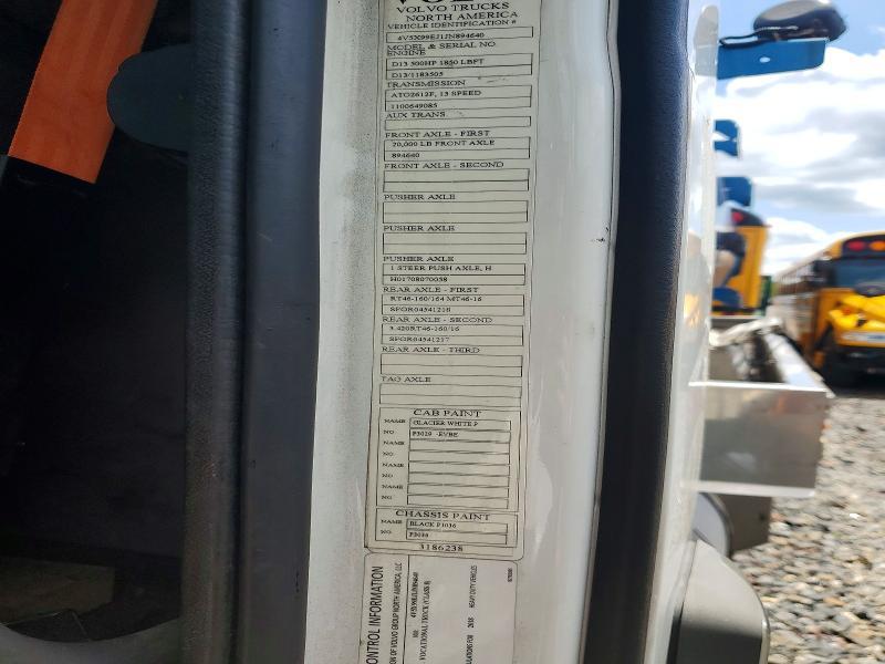 2018 Volv O vnx Vacuum Truck