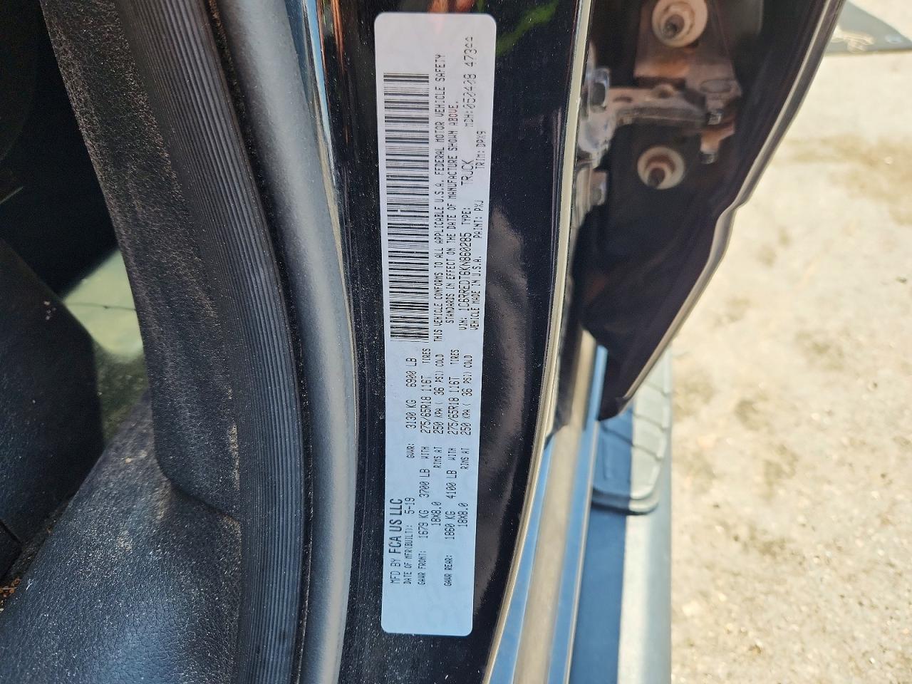 2019 Dodge 1500 Laramie
