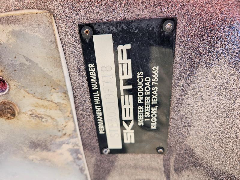 2018 Skeeter Boat