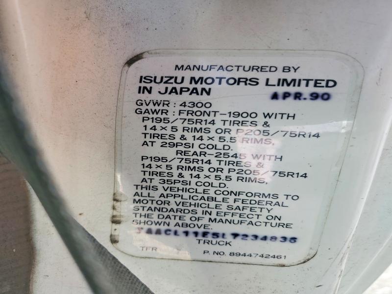 1990 Isuzu Conventional Short BED
