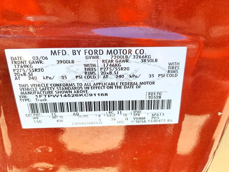 2006 Ford F150 Supercrew