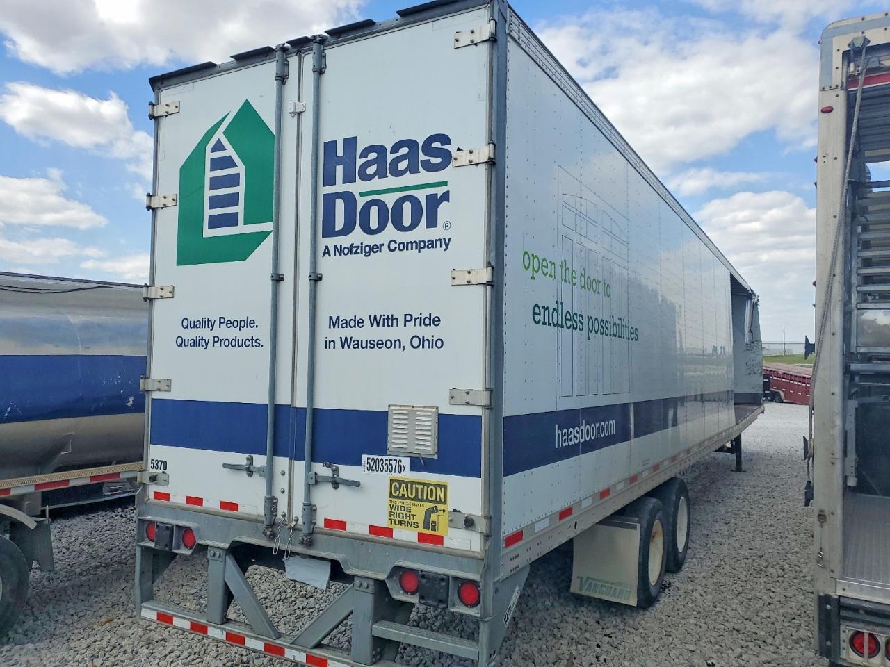 2019 Vanguard DRY Van Trailer