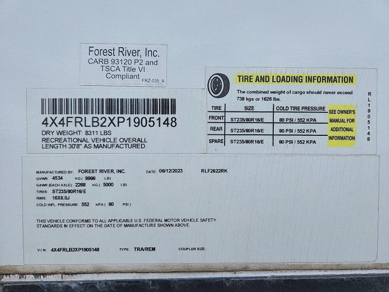 2023 Forrest River Recreational Vehicle (RV)