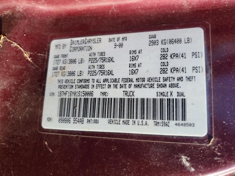 2001 Dodge RAM 1500