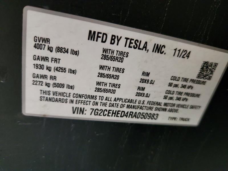 2024 Tesla Cybertruck