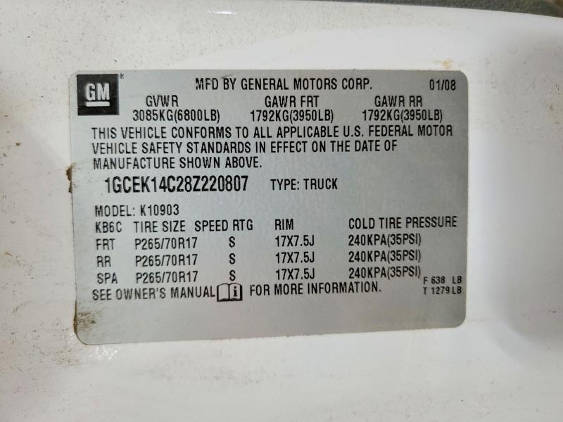 2008 Chevrolet Silverado K1500