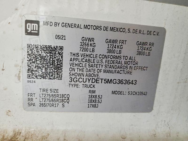 2021 Chevrolet Silverado K1500 LT