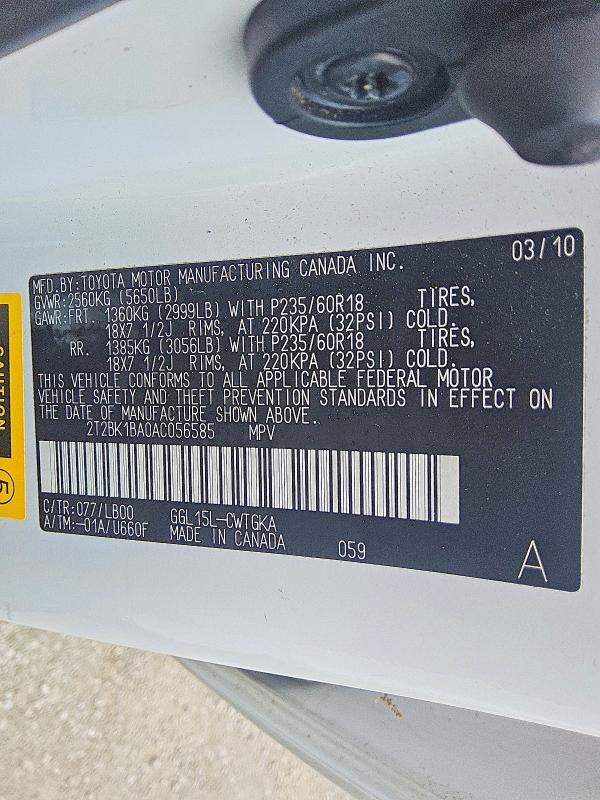 2010 Lexus Rx 350