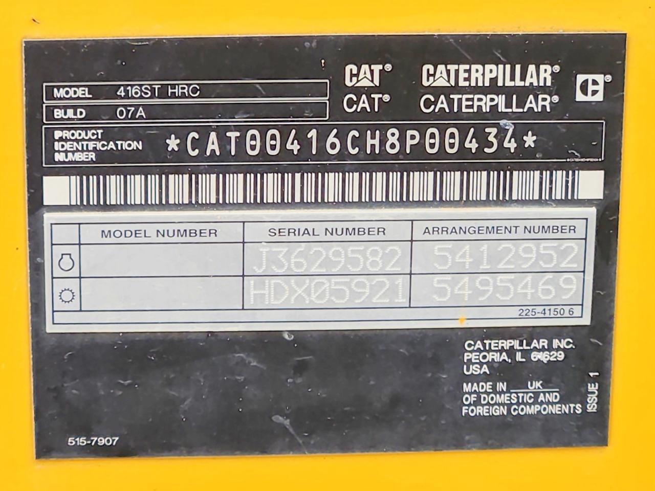 2021 Caterpillar 2021 Caterillar 416