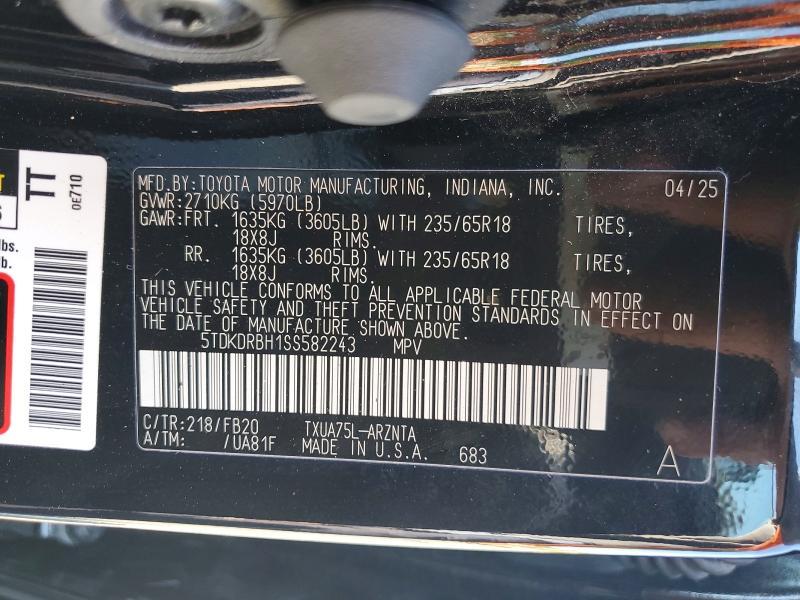 2025 Toyota Highlander le