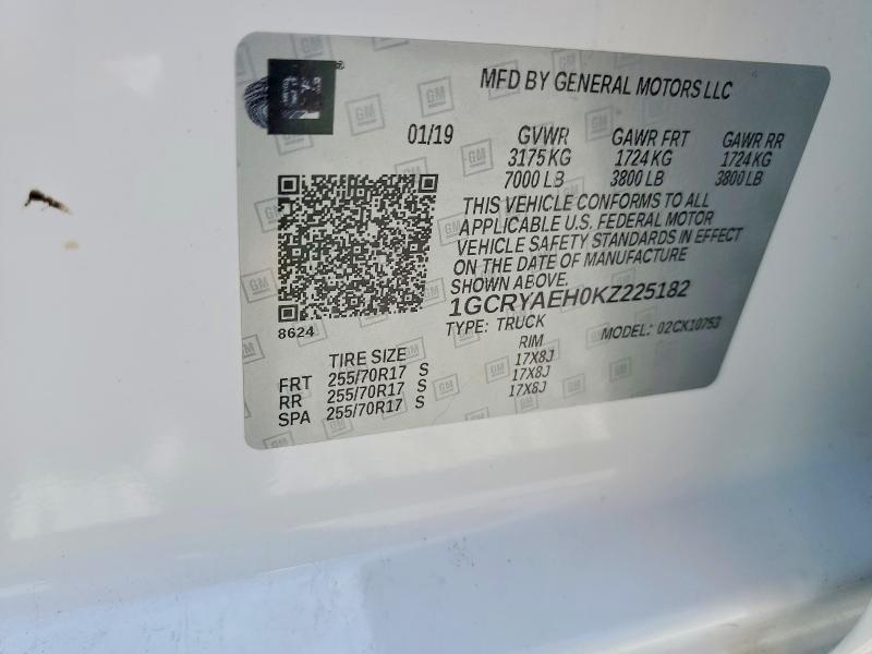 2019 Chevrolet Silverado K1500